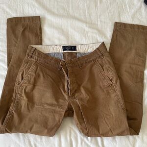 Abercrombie & Fitch Brown Chinos